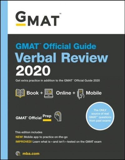 [중고] GMAT Official Guide 2020 Verbal Review: Book + Online Question Bank (Paperback)