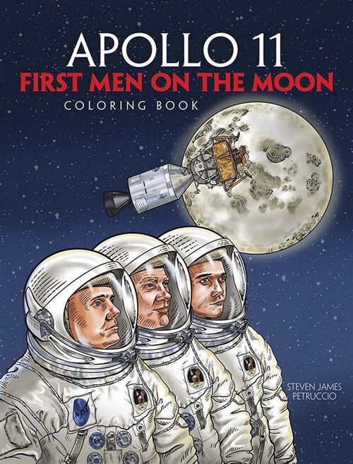 Apollo 11: First Men on the Moon Coloring Book (Paperback)