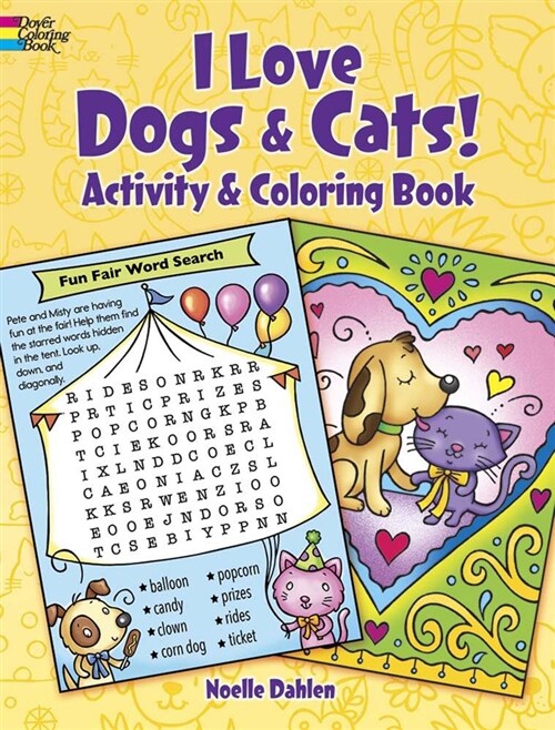 I Love Dogs and Cats! Coloring & Activity Book (Paperback)