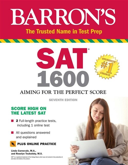 SAT 1600 with Online Test: Aiming for the Perfect Score (Paperback, 7)