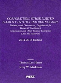 Corporations, Other Limited Liability Entities and Partnerships 2012-2013 (Paperback)