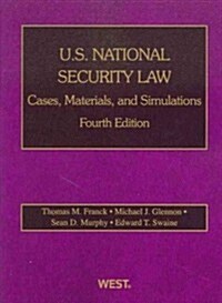 U.S. National Security Law (Paperback, 4th)