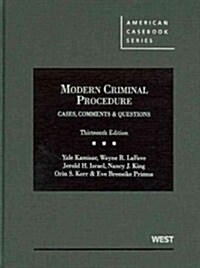 Modern Criminal Procedure (Hardcover, 13th)