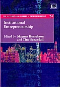 Institutional Entrepreneurship (Hardcover)