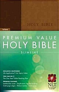 Premium Value Slimline Bible-NLT (Imitation Leather)