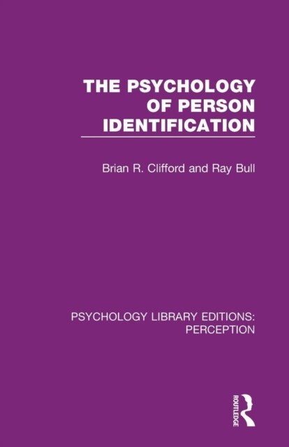 The Psychology of Person Identification (Paperback, 1)