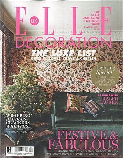 Elle Decoration (월간 영국판): 2018년 12월호