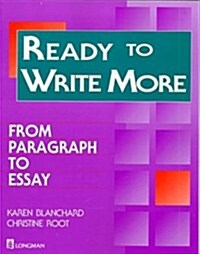 [중고] Ready to Write More:  From Paragraph to Essay (Paperback)