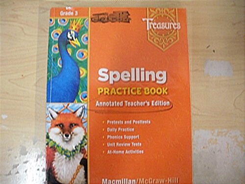 Treasures Grade 3 : Spelling Practice Book (Paperback, Teachers Edition)