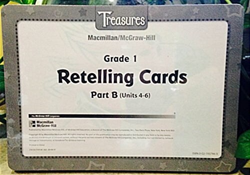 Treasures Grade 1 Retelling Cards Part B ((Units 4-6)) (Cards)