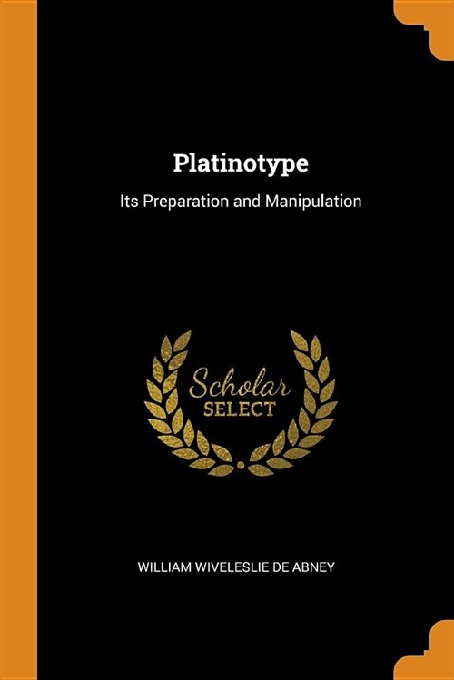 Platinotype: Its Preparation and Manipulation (Paperback)