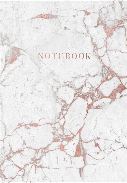 Notebook: Marble and Gold Journal 120 Pages - B5 Size (Paperback)