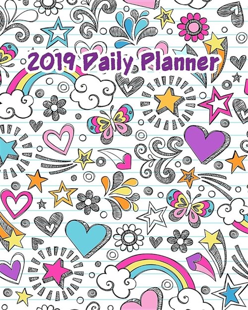 2019 Daily Planner: Large 8 (Paperback)