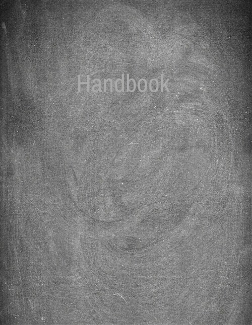 Handbook: Handbook: Unlined, Unruled Journal Book with Blank Pages & Sketch Book (8.5 X 11) (Paperback)