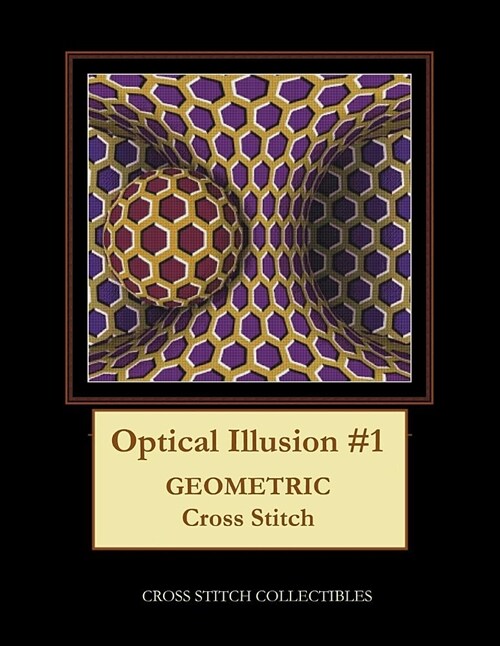 Optical Illusion #1: Geometric Cross Stitch Pattern (Paperback)