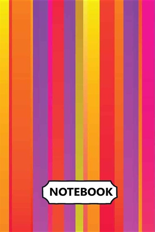 Notebook: Journal Dot-Grid, Graph, Lined, Blank No Lined: Colorful Lined: Pocket Notebook Journal Diary, 100 pages, 6 x 9 (Bla (Paperback)