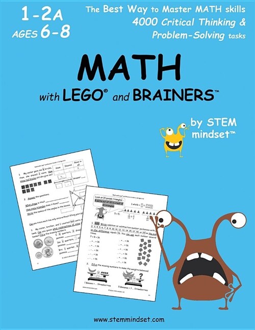 Math with Lego and Brainers Grades 1-2a Ages 6-8 (Paperback)