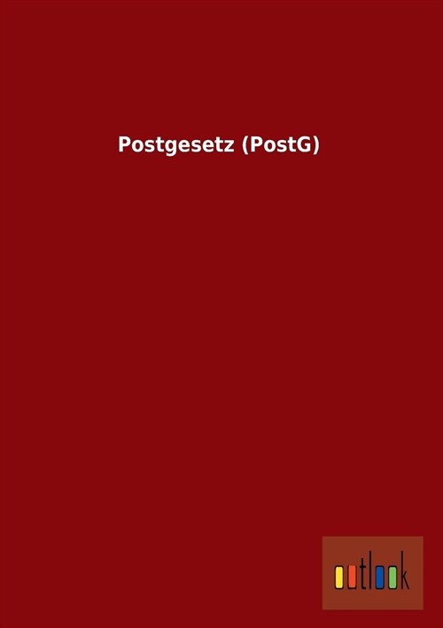 Postgesetz (Postg) (Paperback)