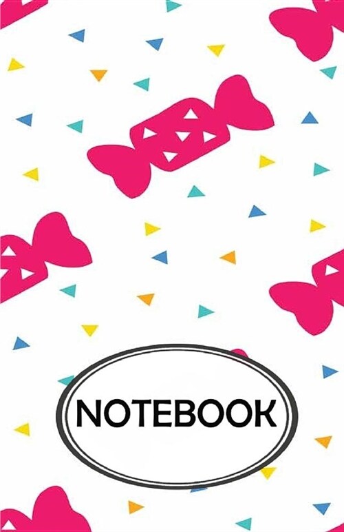 Notebook: Dot-Grid, Graph, Lined, Blank No Lined: Pink Candy Pattern: Small Pocket Notebook Journal Diary, 110 pages, 5.5 x 8.5 (Paperback)