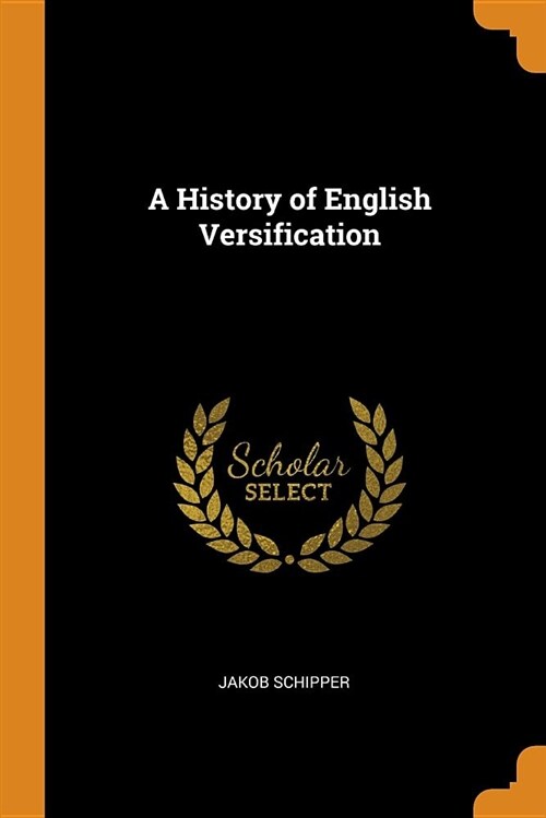 A History of English Versification (Paperback)