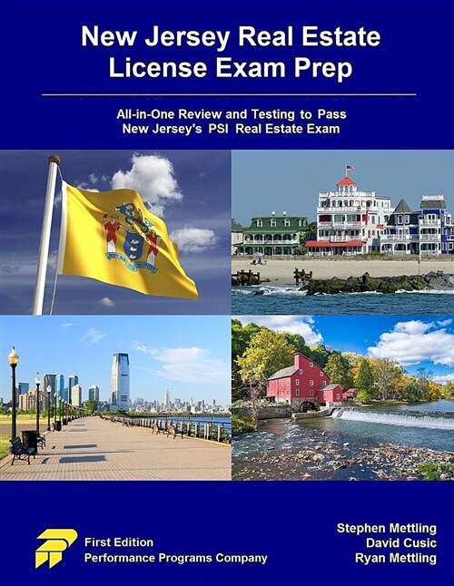 New Jersey Real Estate License Exam Prep: All-In-One Review and Testing to Pass New Jerseys Psi Real Estate Exam (Paperback)