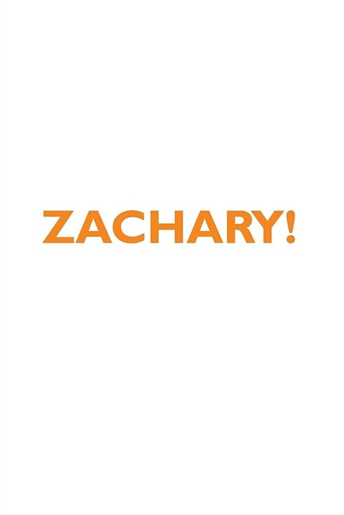 Zachary! Affirmations Notebook & Diary Positive Affirmations Workbook Includes: Mentoring Questions, Guidance, Supporting You (Paperback)