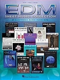 Edm Sheet Music Collection: 37 Electronic Dance Music Hits (Paperback)