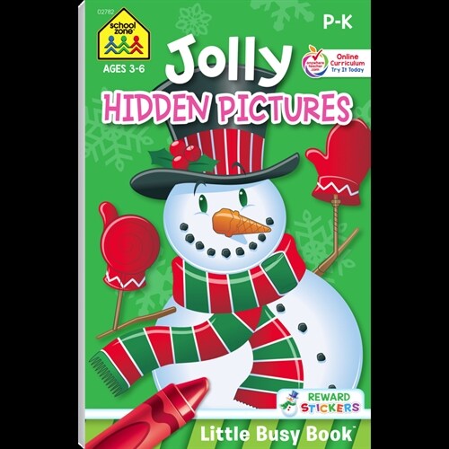 School Zone Jolly Hidden Pictures Tablet Workbook (Paperback)