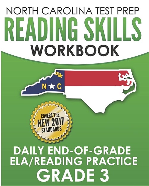 North Carolina Test Prep Reading Skills Workbook Daily End-Of-Grade Ela/Reading Practice Grade 3: Preparation for the Eog English Language Arts/Readin (Paperback)