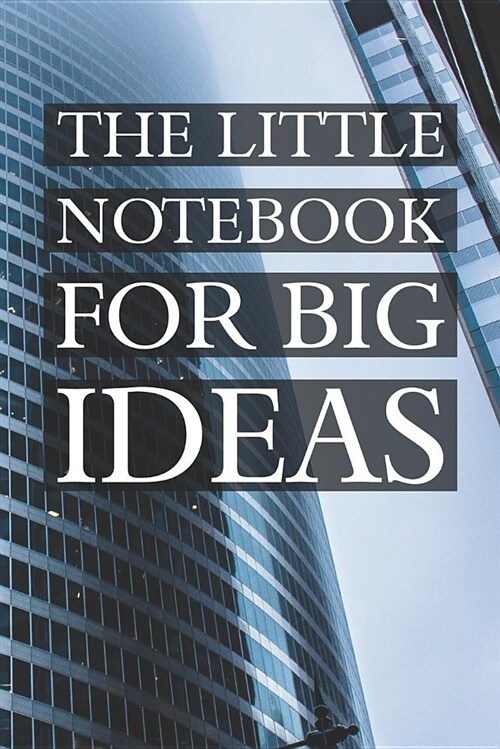 The Little Notebook for Big Ideas: Motivational Journal 110 Pages, Lined, 6 X 9 (Paperback)