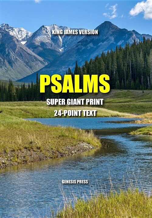 Psalms Super Giant Print: 24-Point Text (Paperback)