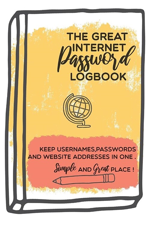 Internet Password Log Book: White Journal and Logbook to Defend Usernames and Passwords (Paperback)