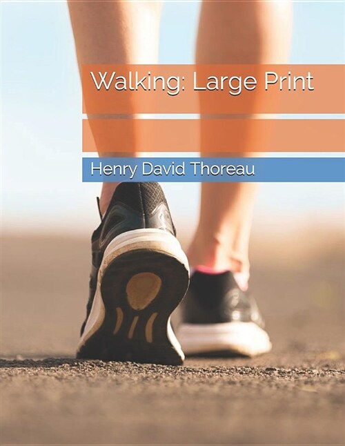 Walking: Large Print (Paperback)