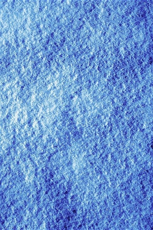 Winter Journal: Blue Snow Texture, Soft Cover, Ruled Notebook/Journal/Diary (257 P. 6x9) (Paperback)
