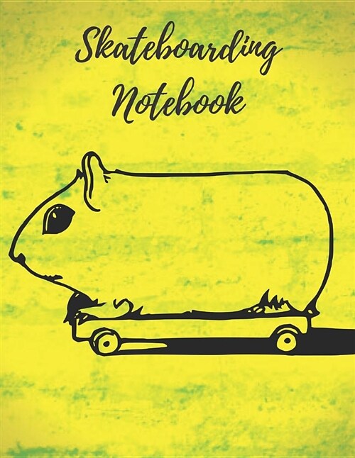 Skateboarding Notebook: Motivational Notebook, Composition Notebook, Log Book, Diary for Athletes (8.5 X 11 Inches, 110 Pages, College Ruled P (Paperback)