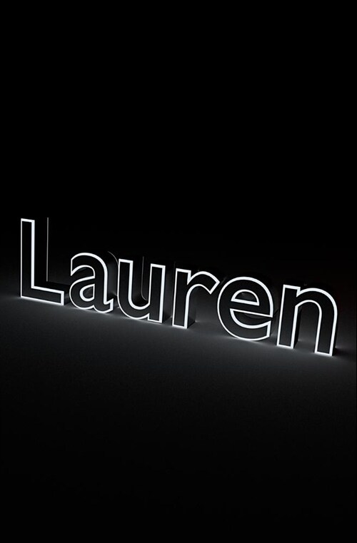 Lauren: 1/5 Dot Grid Notebook (Paperback)