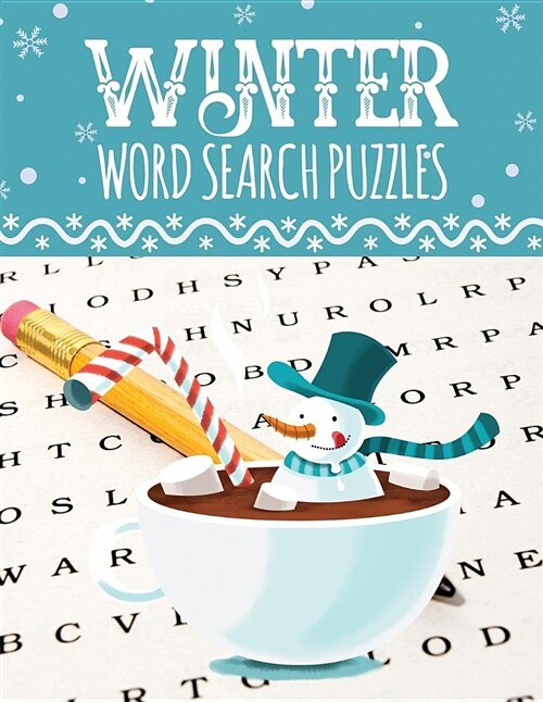 Winter Word Search Puzzles: Large Print Word Search Puzzles for Adults & Kids (Paperback)