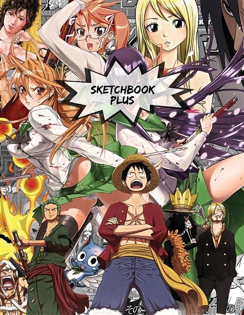 Sketchbook Plus: Anime Art Mix: 100 Large High Quality Sketch Pages (Volume 4) (Paperback)