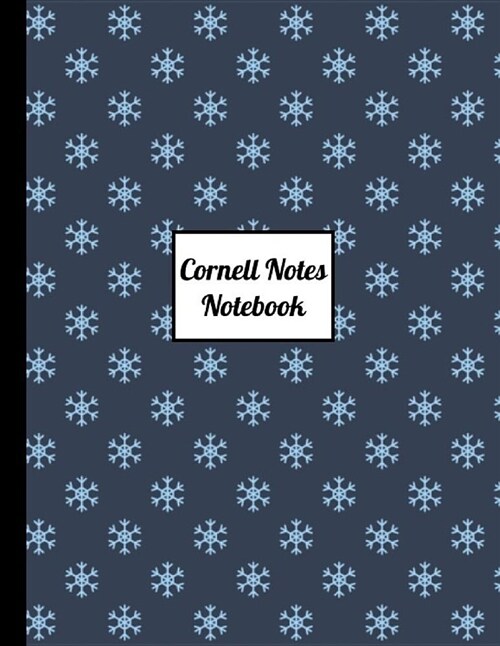 Cornell Notes Notebook: Snowflake (Paperback)