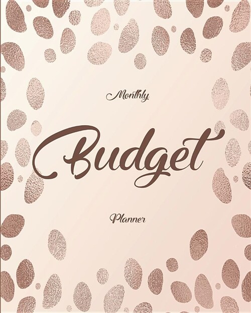 Monthly Budget Planner: Elegant Abstract 12 Month Weekly Expense Tracker Bill Organizer Business Money Personal Finance Journal Planning Workb (Paperback)