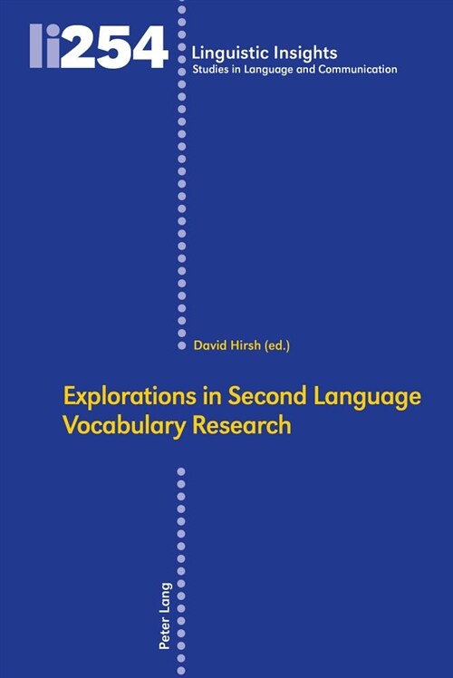 Explorations in Second Language Vocabulary Research (Hardcover)