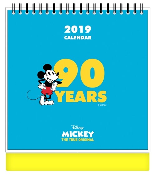 2019 디즈니 미키 마우스 90주년 기념 탁상달력