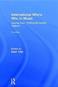 Intl Whos Who Popular Music E1 (Hardcover)