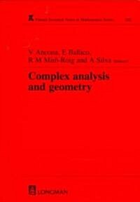 Complex Analysis and Geometry (Hardcover)