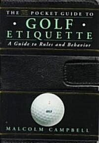 Dk Pocket Guide to Golf Etiquette (Paperback)