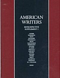 American Writers, Retrospective Supplement I (Hardcover)