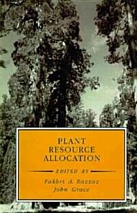 Plant Resource Allocation (Hardcover)
