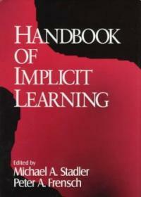 Handbook of implicit learning