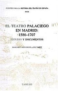 El Teatro Palaciego en Madrid: 1586-1707 : Estudio y Documentos (Hardcover)