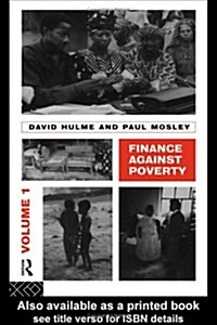 Finance Against Poverty: Volume 1 (Hardcover)